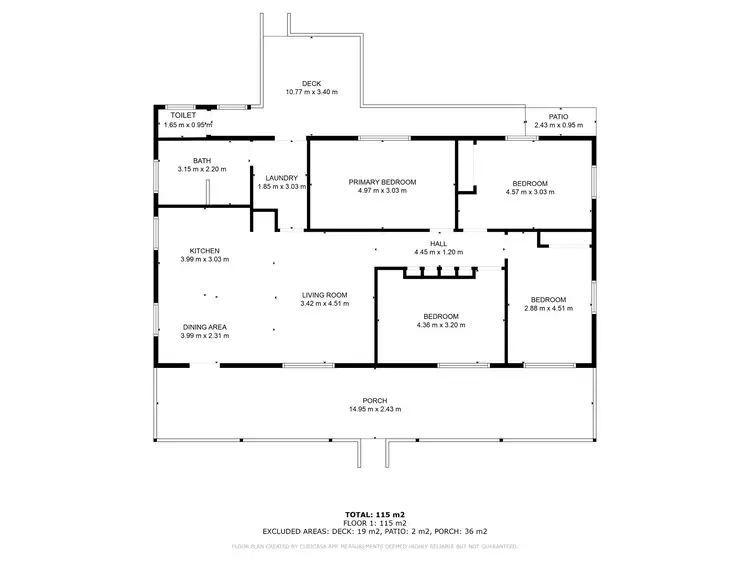 Floorplan of Homely house listing, 161 Pine Street, Gympie QLD 4570