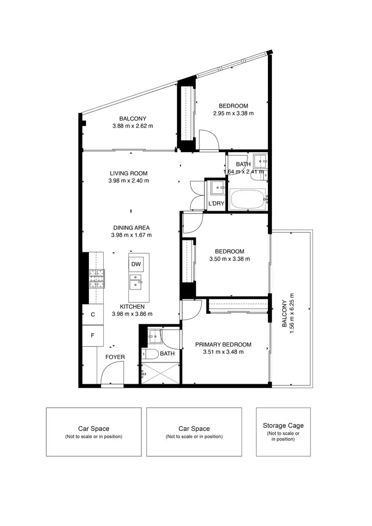 Floorplan of Homely apartment listing, 313/1242 Glen Huntly Road, Carnegie VIC 3163