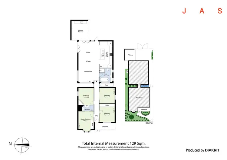 Floorplan of Homely house listing, 61 Chirnside Street, Kingsville VIC 3012