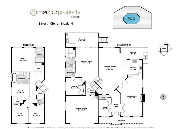 Floorplan of Homely house listing, 6 North Circle, Blaxland NSW 2774