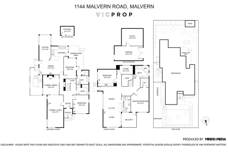 Floorplan of Homely house listing, 1144 Malvern Road, Malvern VIC 3144