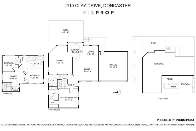 Floorplan of Homely townhouse listing, 2/10 Clay Drive, Doncaster VIC 3108