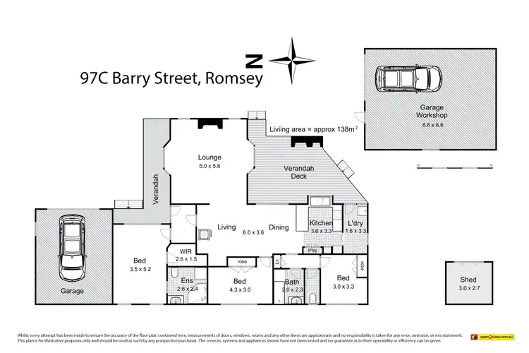 Floorplan of Homely house listing, 97C Barry Street, Romsey VIC 3434