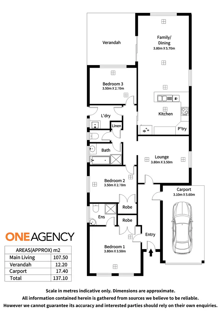 Floorplan of Homely house listing, 8 Creedon Close, Evanston Park SA 5116