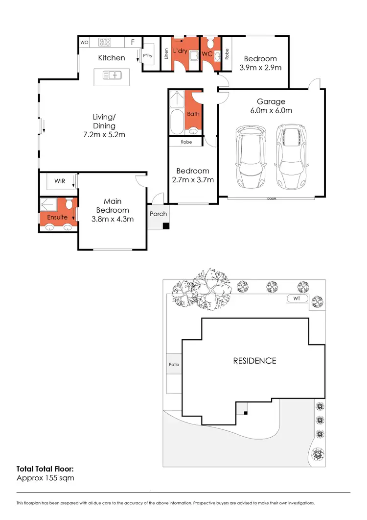 Floorplan of Homely house listing, 37 Santa Rosa Circuit, Rosebud VIC 3939