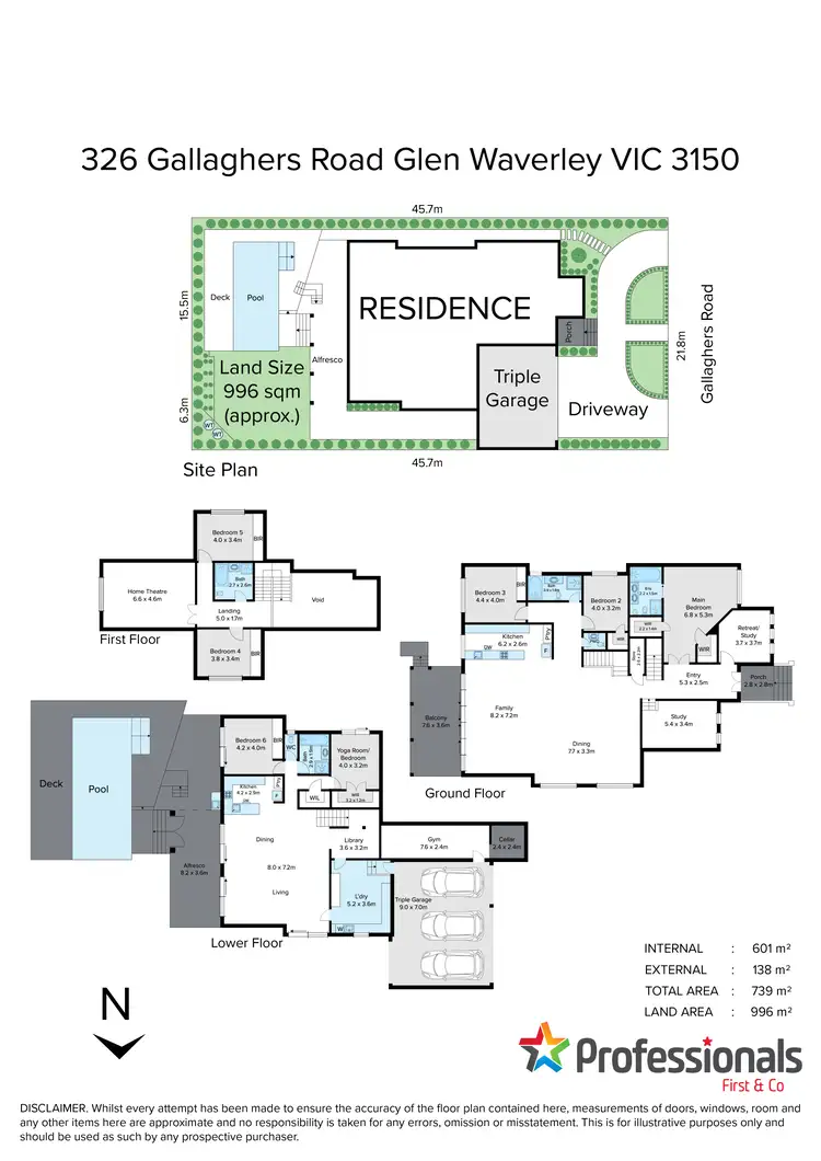 Floorplan of Homely house listing, 326 Gallaghers Road, Glen Waverley VIC 3150