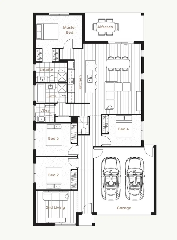 Floorplan of Homely house listing, 14 Happiness Way, Wyndham Vale VIC 3024