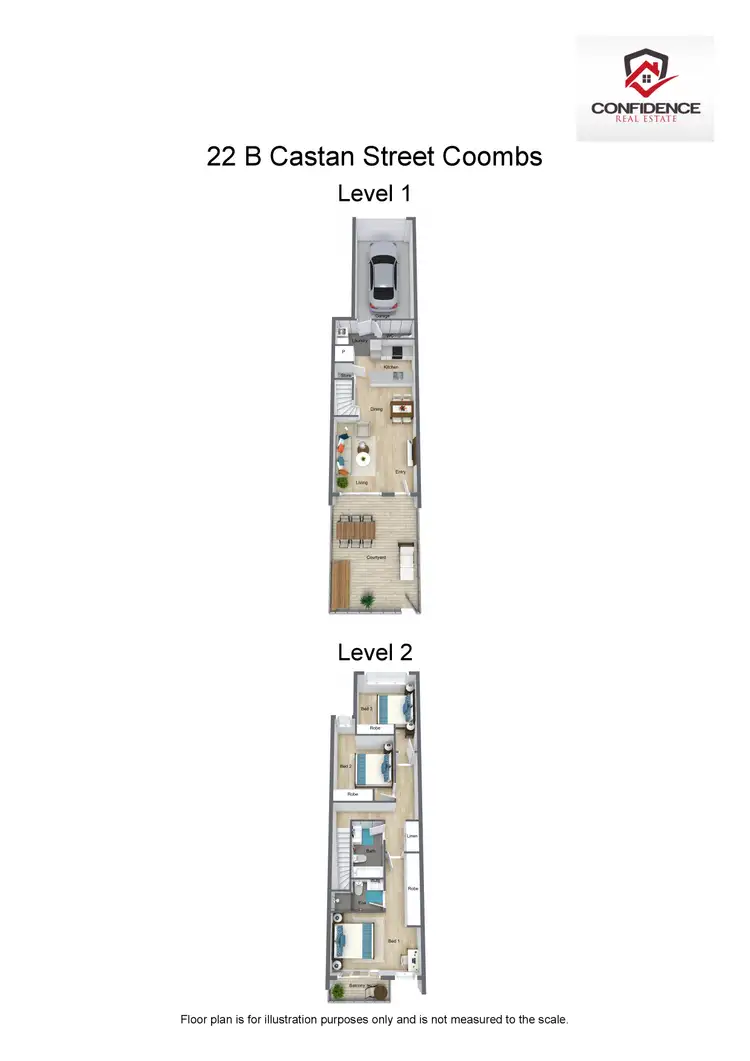 Floorplan of Homely townhouse listing, 22B Castan Street, Coombs ACT 2611