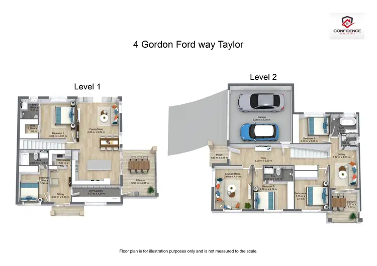 Floorplan of Homely house listing, 4 Gordon Ford Way, Taylor ACT 2913