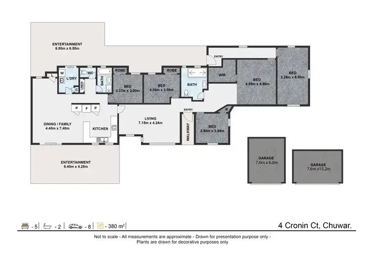 Floorplan of Homely house listing, 4 Cronin Court, Chuwar QLD 4306