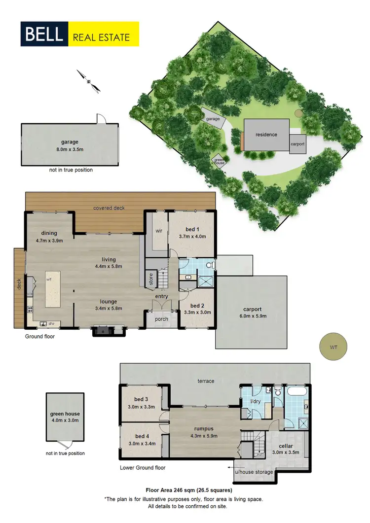 Floorplan of Homely house listing, 23 Childs Road, Kalorama VIC 3766