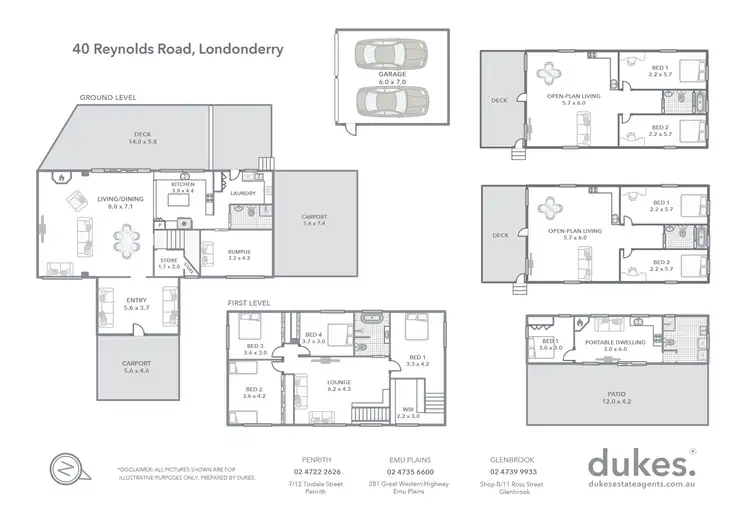Floorplan of Homely house listing, 40 Reynolds Road, Londonderry NSW 2753