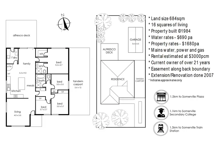 Floorplan of Homely house listing, 4 Harrow Avenue, Somerville VIC 3912