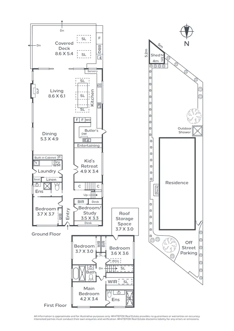 Floorplan of Homely house listing, 6 Ti-Tree Grove, Parkdale VIC 3195