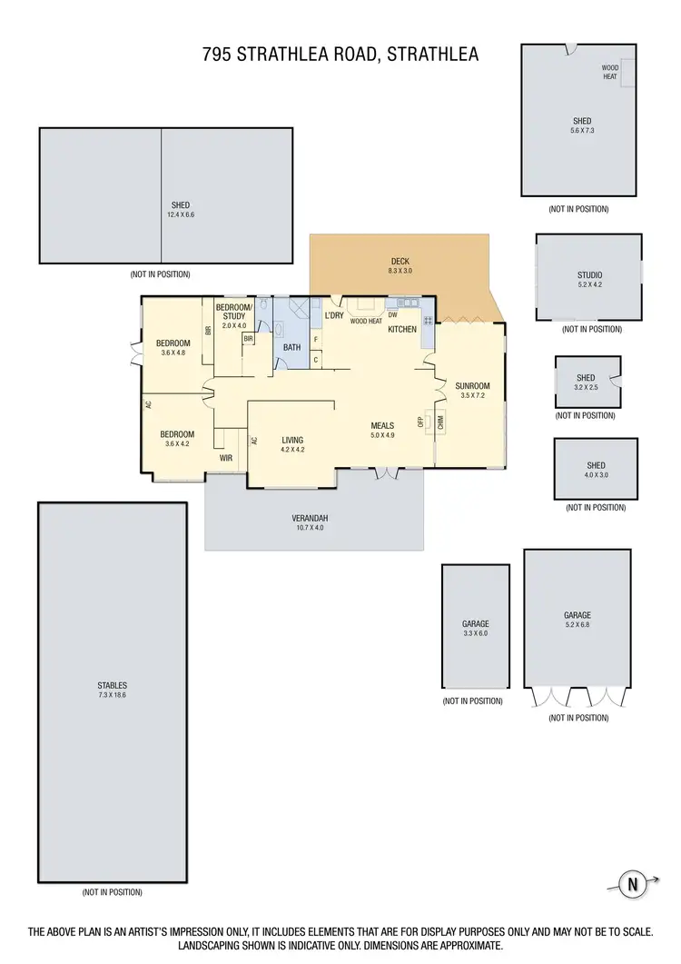 Floorplan of Homely house listing, 797 Strathlea Road, Strathlea VIC 3364