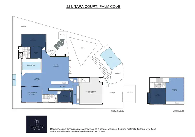 Floorplan of Homely house listing, 22 Litara Court, Palm Cove QLD 4879