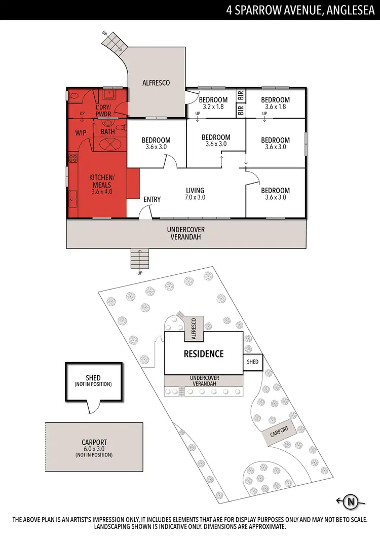 Floorplan of Homely house listing, 4 Sparrow Avenue, Anglesea VIC 3230