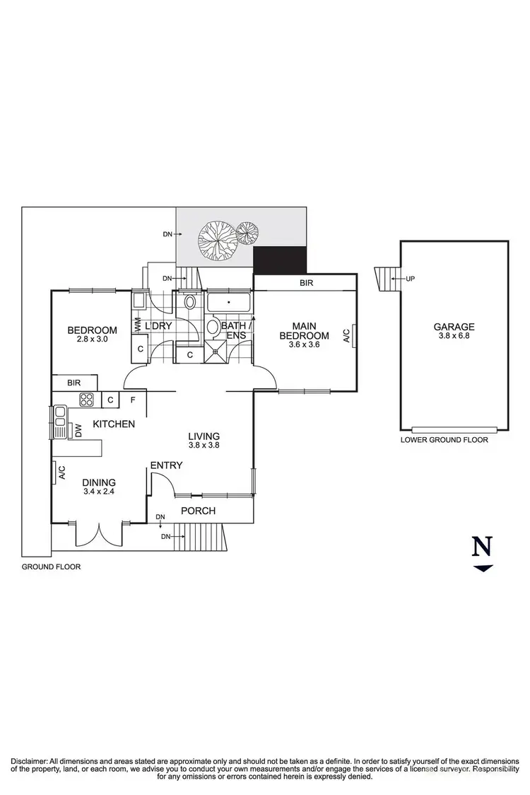 Floorplan of Homely unit listing, 2/20 Sylvan Street, Montmorency VIC 3094