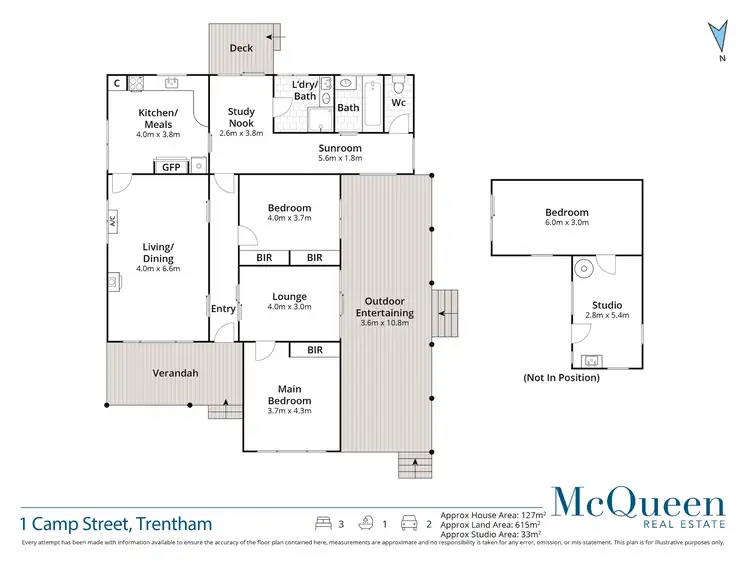 Floorplan of Homely house listing, 1 Camp Street, Trentham VIC 3458