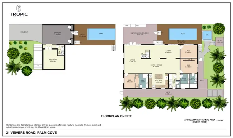 Floorplan of Homely house listing, 21 Veivers Road, Palm Cove QLD 4879