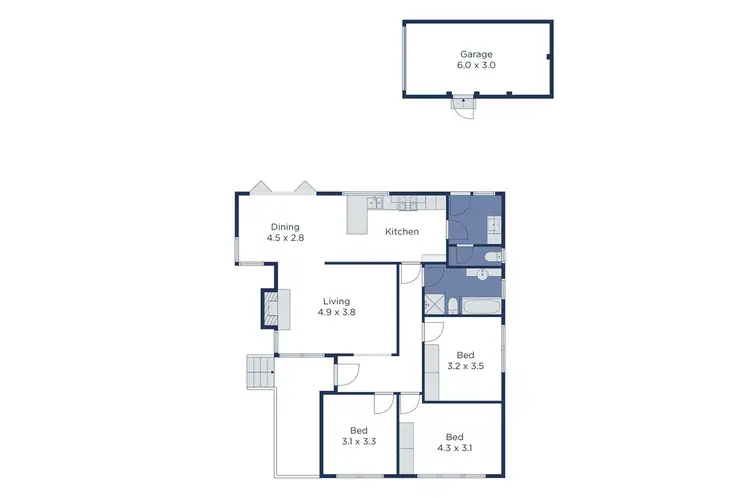 Floorplan of Homely house listing, 1/4 Gedye Street, Doncaster East VIC 3109