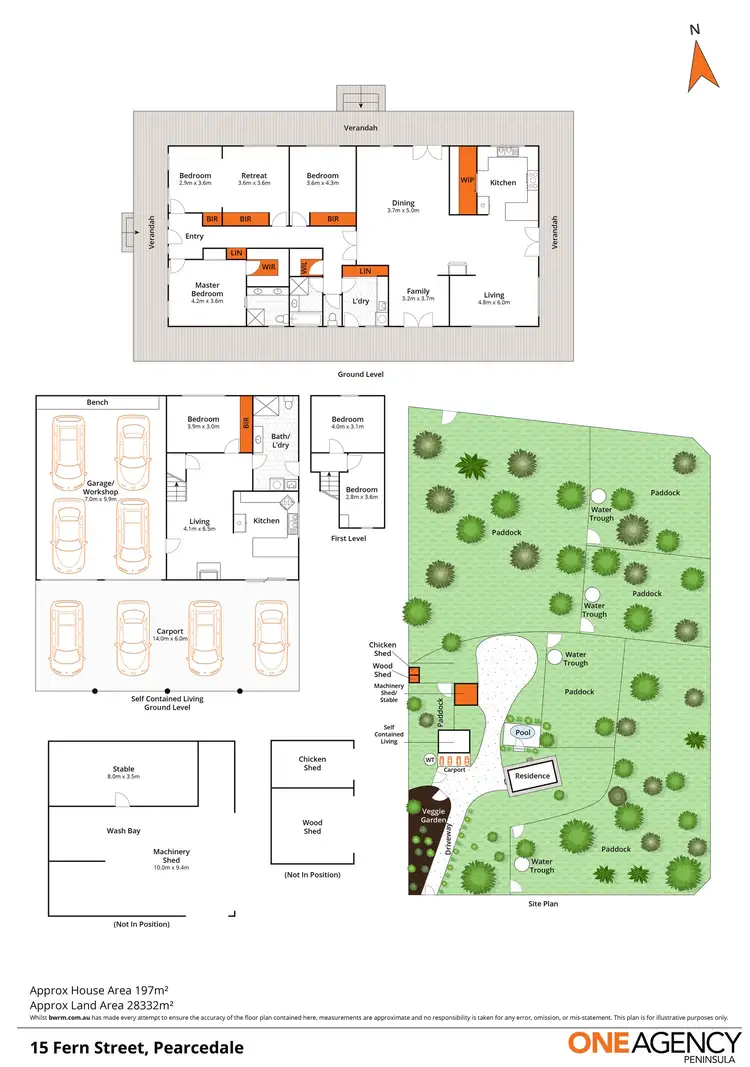 Floorplan of Homely rural property listing, 15 Fern Street, Pearcedale VIC 3912