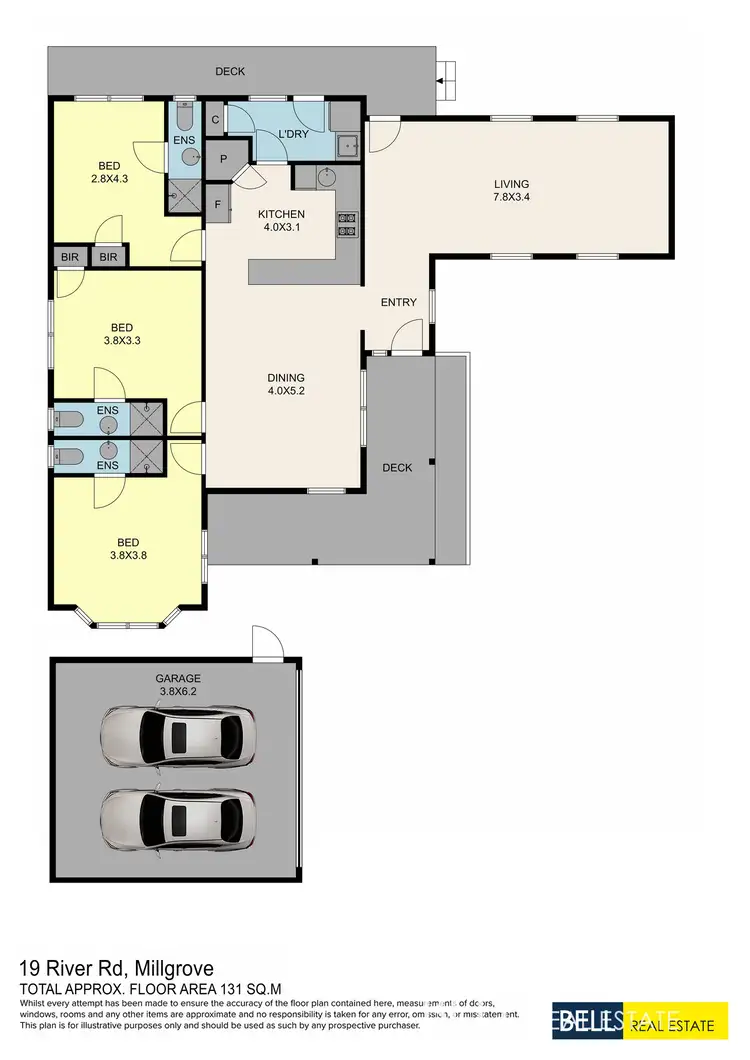 Floorplan of Homely house listing, 19 River Road, Millgrove VIC 3799