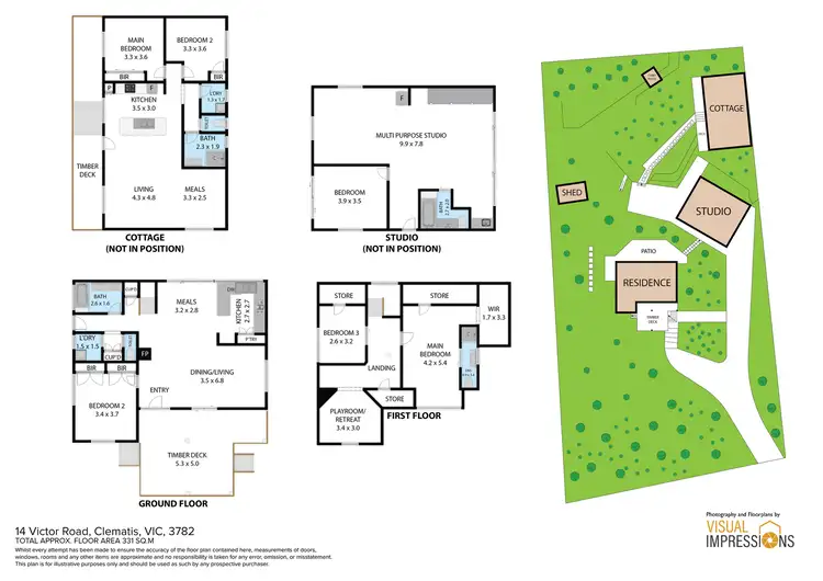 Floorplan of Homely house listing, 14 Victor Road, Clematis VIC 3782