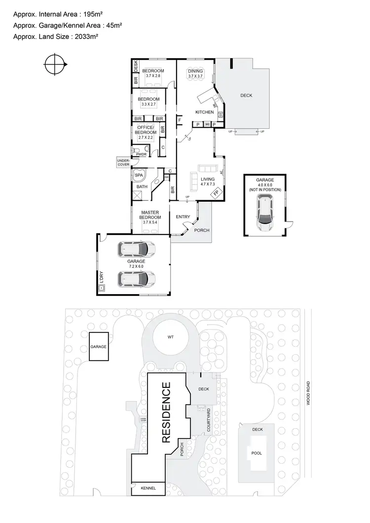 Floorplan of Homely house listing, 2 Cunningham Drive, Bellbrae VIC 3228