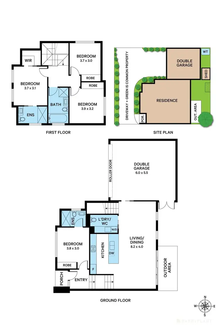 Floorplan of Homely townhouse listing, 2/13 Jilpanger Road, Donvale VIC 3111