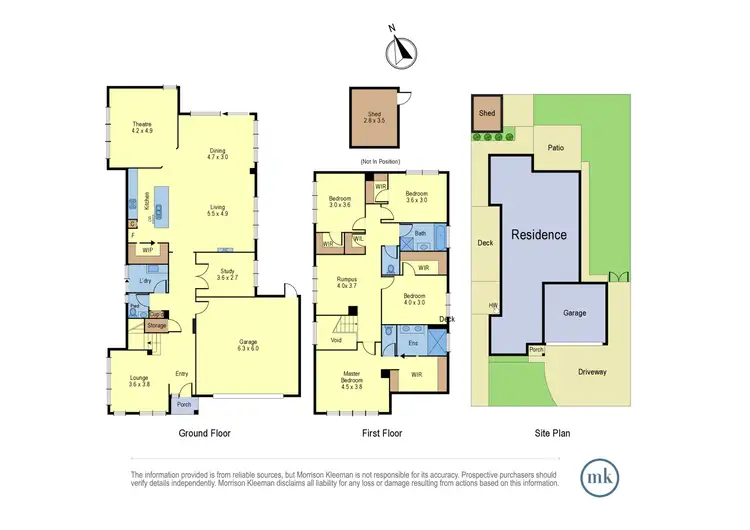 Floorplan of Homely house listing, 9 Carribie Road, Doreen VIC 3754