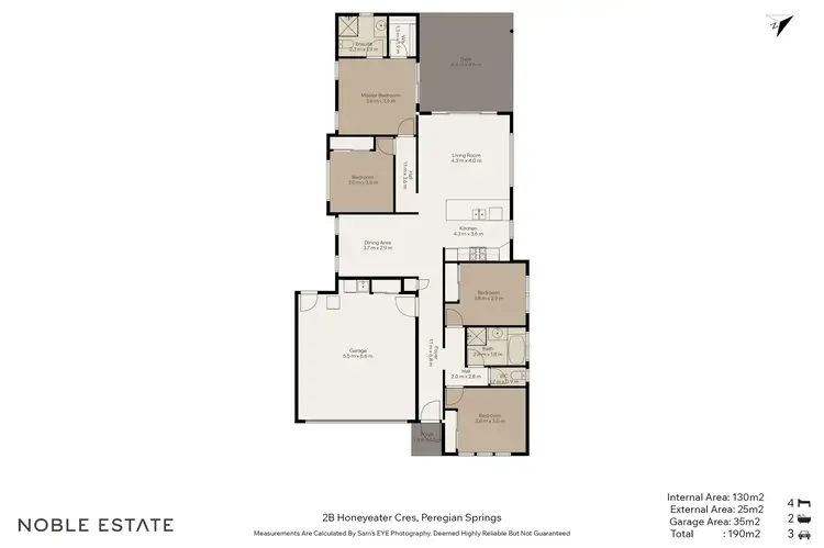 Floorplan of Homely house listing, 2B Honeyeater Crescent, Peregian Springs QLD 4573