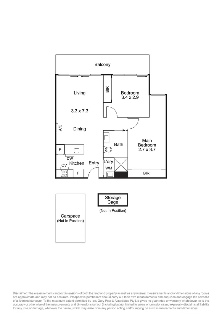 Floorplan of Homely apartment listing, 108/389 Neerim Road, Carnegie VIC 3163