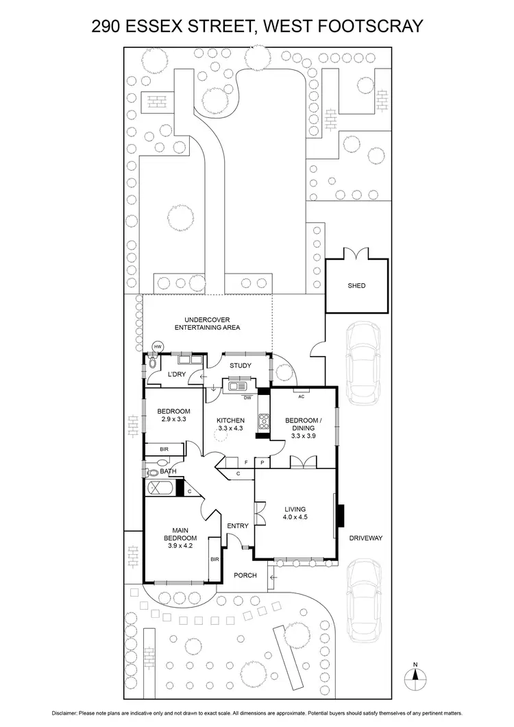 Floorplan of Homely house listing, 290 Essex Street, West Footscray VIC 3012