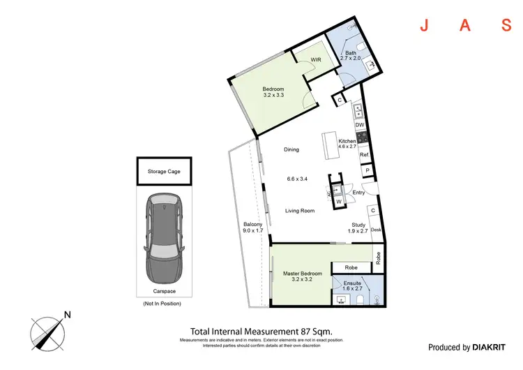 Floorplan of Homely apartment listing, 706/45 Edgewater Boulevard, Maribyrnong VIC 3032
