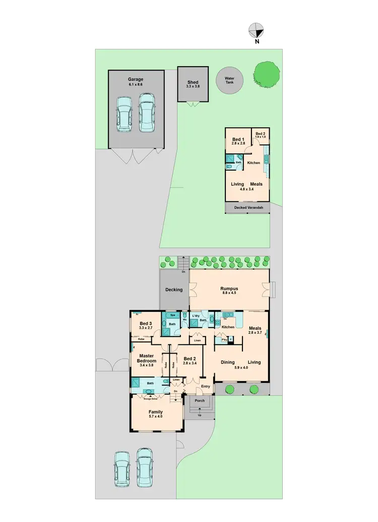 Floorplan of Homely house listing, 27 Lumsden Street, Kilmore VIC 3764