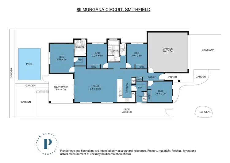 Floorplan of Homely land listing, 89 Mungana Circuit, Smithfield QLD 4878