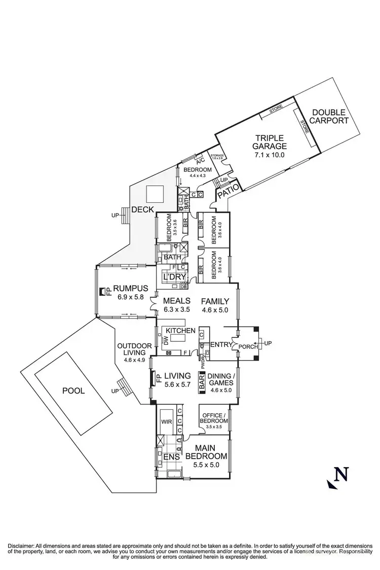 Floorplan of Homely house listing, 4 Concord Rise, Templestowe VIC 3106