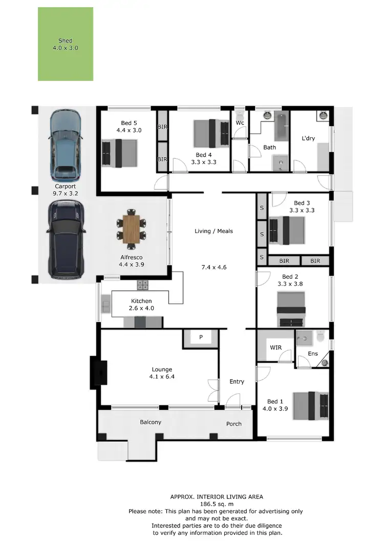 Floorplan of Homely house listing, 121 Kiewa Valley Highway, Tawonga South VIC 3698