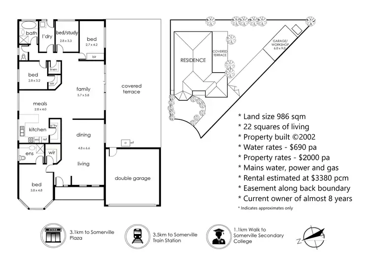Floorplan of Homely house listing, 15 Callum Avenue, Somerville VIC 3912