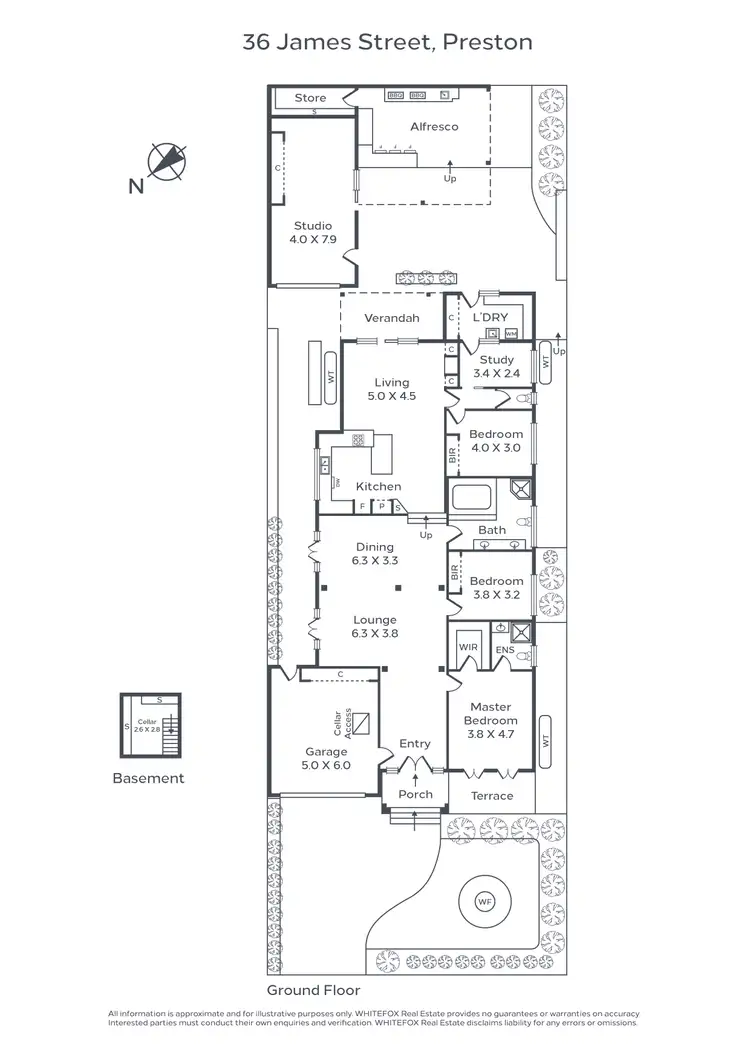 Floorplan of Homely house listing, 36 James Street, Preston VIC 3072