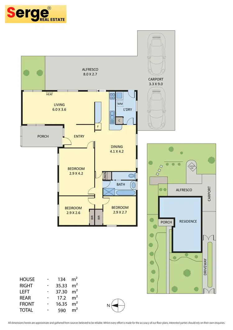Floorplan of Homely house listing, 15 Hesse Court, Westmeadows VIC 3049