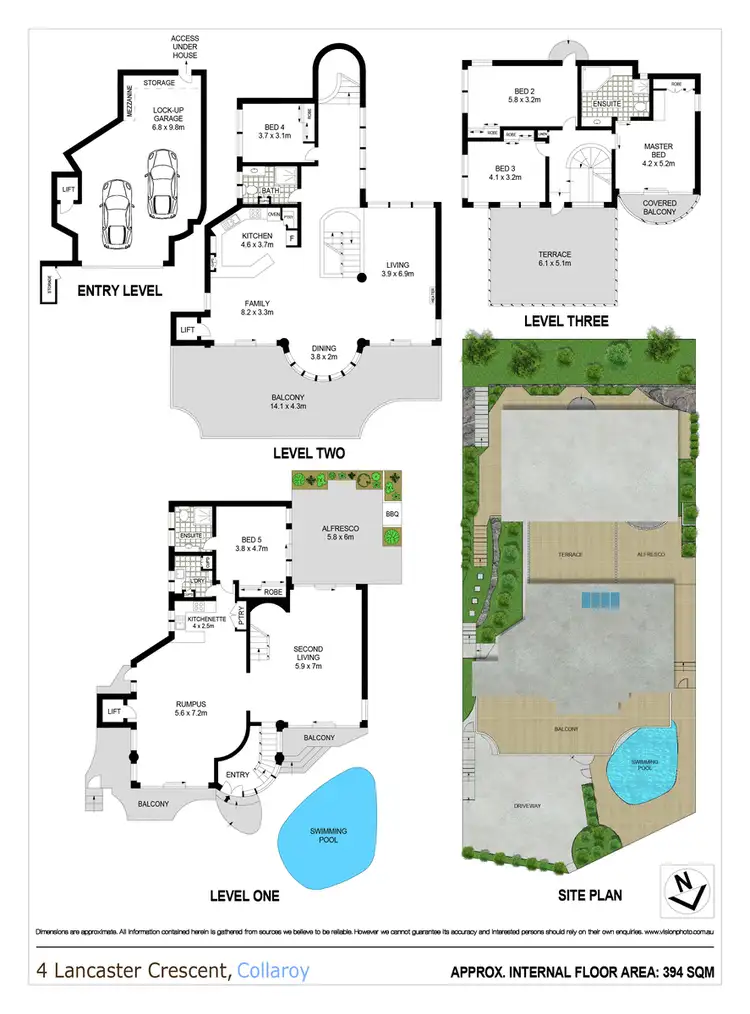 Floorplan of Homely house listing, 4 Lancaster Crescent, Collaroy NSW 2097