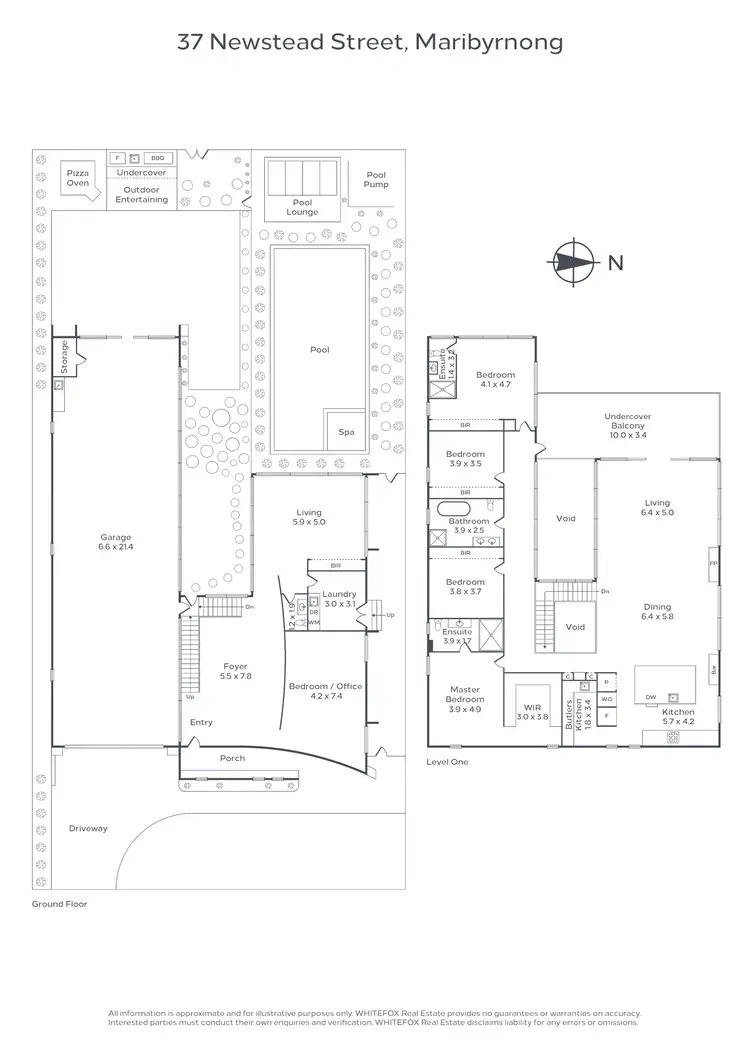 Floorplan of Homely house listing, 37 Newstead Street, Maribyrnong VIC 3032