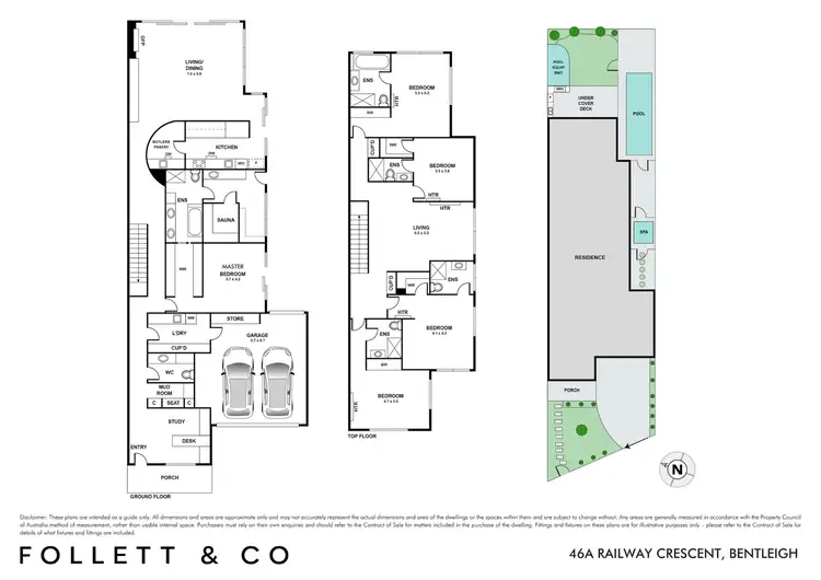 Floorplan of Homely house listing, 46A Railway Crescent, Bentleigh VIC 3204