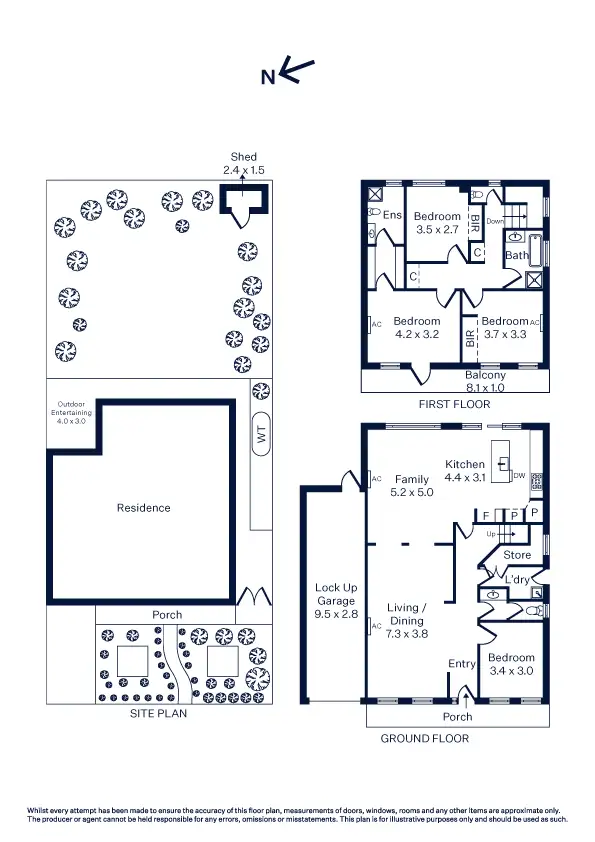 Floorplan of Homely house listing, 6 Kingshott Close, Williamstown VIC 3016