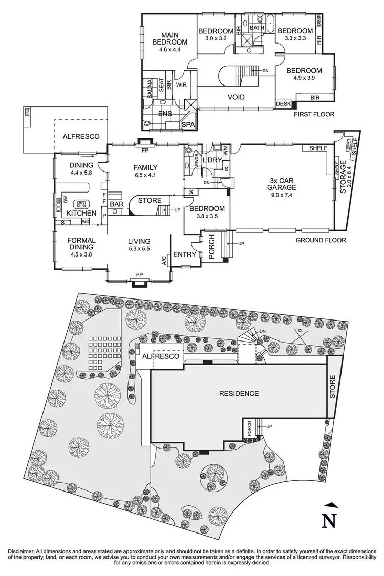 Floorplan of Homely house listing, 6 Ennersdale Court, Templestowe VIC 3106