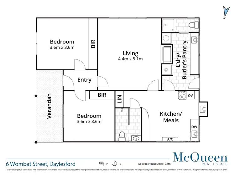 Floorplan of Homely house listing, 6 Wombat Street, Daylesford VIC 3460