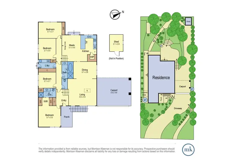 Floorplan of Homely house listing, 8 Baringa Place, Eltham VIC 3095
