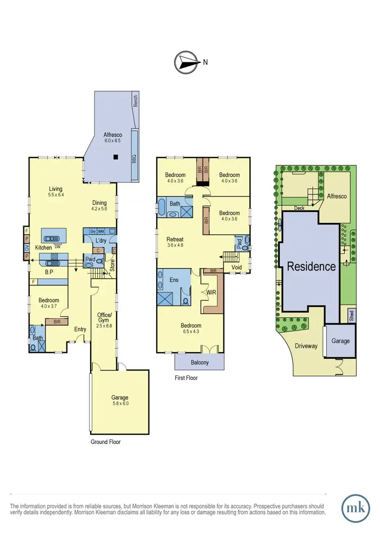 Floorplan of Homely house listing, 5 Walter Withers Court, Diamond Creek VIC 3089